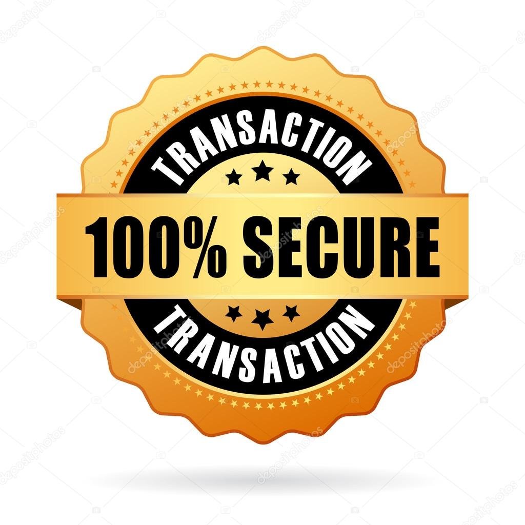 depositphotos 90796196 stock illustration 100 secure transaction icon