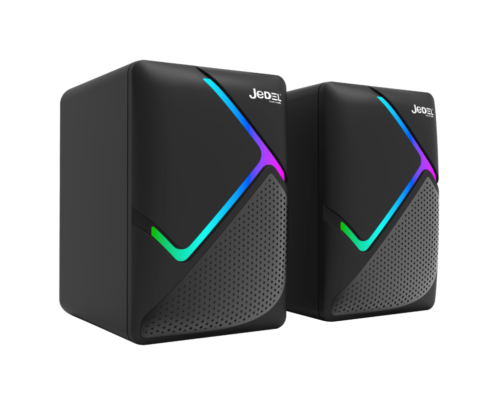 wavenex-jedel-2-x-6w-multimedia-gaming-pc-speakers-with-rgb-lights-usb-powered-3-5mm-aux-stereo-20-khz-black-rainbow-s526